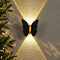 Outdoor Wall Light with Butterfly Design | Weather-Resistant Aluminium LED Fixture for Garden Ambience 0