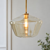 Prism Collection | Glass Pendant Light with Adjustable Cord | Elegant Ambient Lighting for Home Decor 3