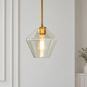 Prism Collection | Glass Pendant Light with Adjustable Cord | Elegant Ambient Lighting for Home Decor 4