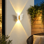 Outdoor Wall Light with Butterfly Design | Weather-Resistant Aluminium LED Fixture for Garden Ambience 1