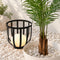 Outdoor Planter Lamp Table with Metal Frame and Warm LED Lighting | Weather-Resistant Patio Accent for Ambiance and Functionality 5