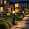 Outdoor Landscape Path Lights with Waterproof Socket | Modern LED 3000K Warm Glow for Garden Power Access 7