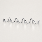 Chrome wavy wall-mounted multi-hook rack on a clean light background.