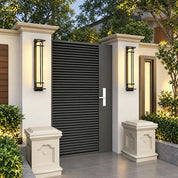 Xalba | Vertical LED Outdoor Wall Light with Alabaster Effect Diffuser | Uniform Soft Glow for Facade Illumination 7