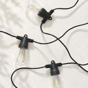 SolarGlow | Outdoor String Lights with Edison Bulbs and Solar Power | Weather-Resistant Decorative Lighting for Patios and Gardens 1