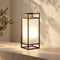 Candilo | Outdoor Table Lantern with IP65 Waterproof Steel Frame and White Acrylic Shade for Garden Ambience 2