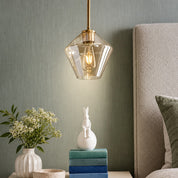 Prism Collection | Glass Pendant Light with Adjustable Cord | Elegant Ambient Lighting for Home Decor 2