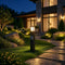 Outdoor Landscape Path Lights with Waterproof Socket | Modern LED 3000K Warm Glow for Garden Power Access 2
